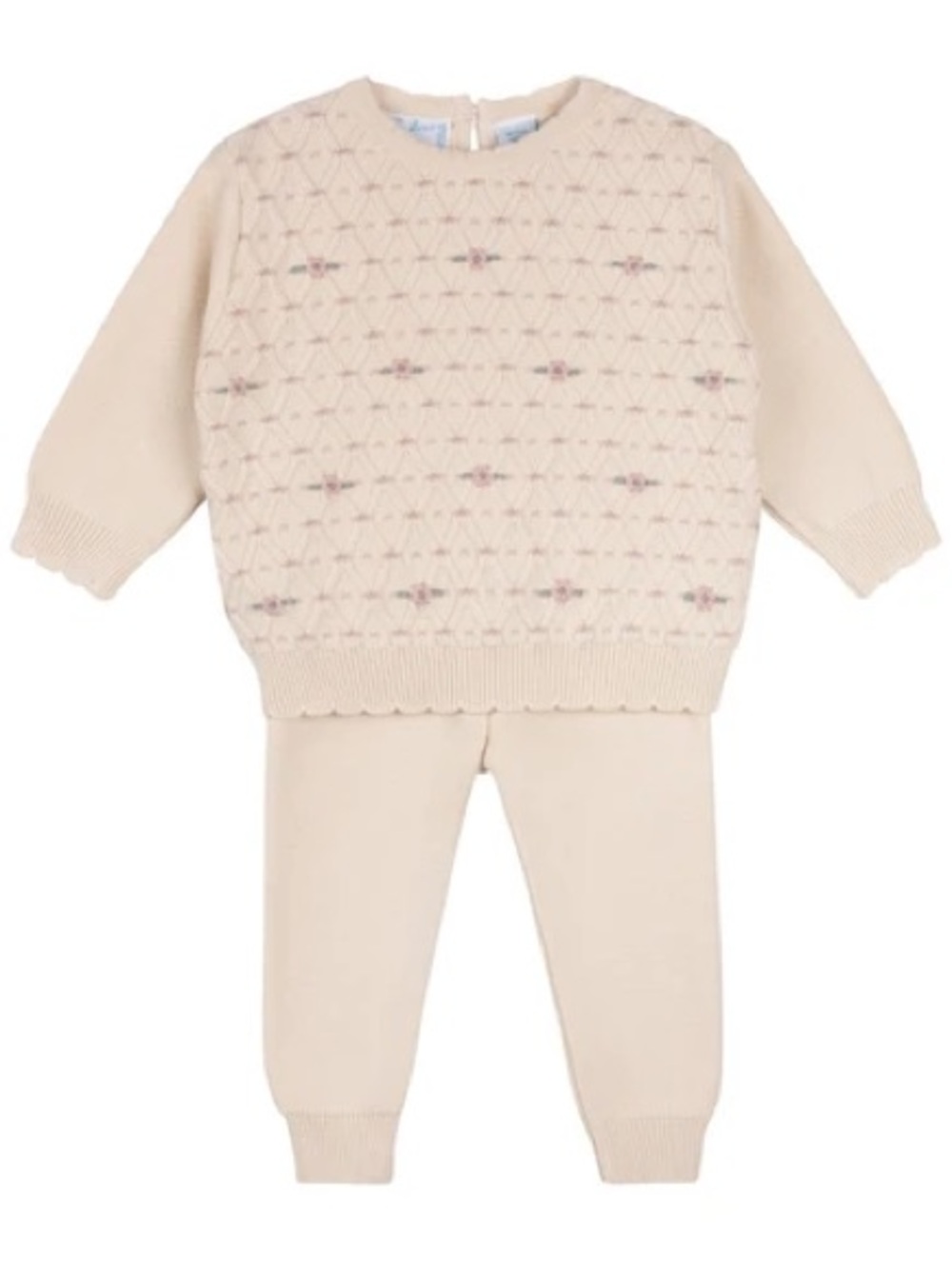 Feltman Brothers Girls Heirloom Garden Knit Set sz 12M